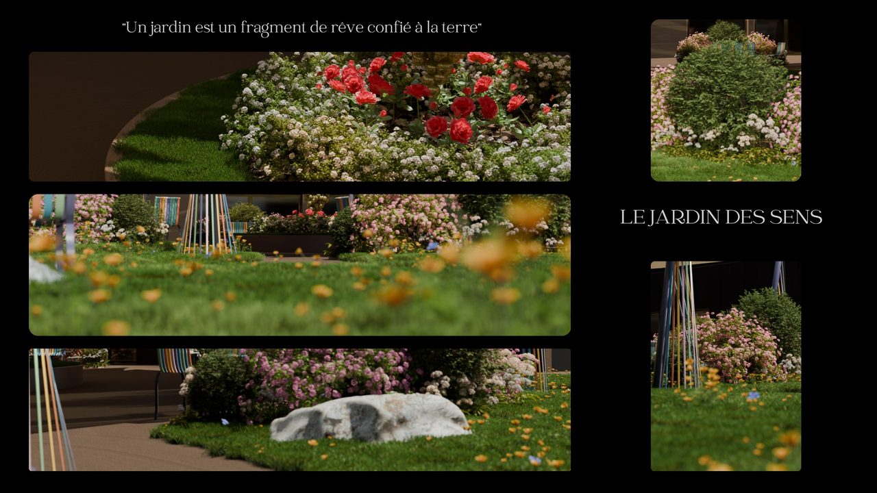 Étude : voiles sur le jardin d’une maison de retraite