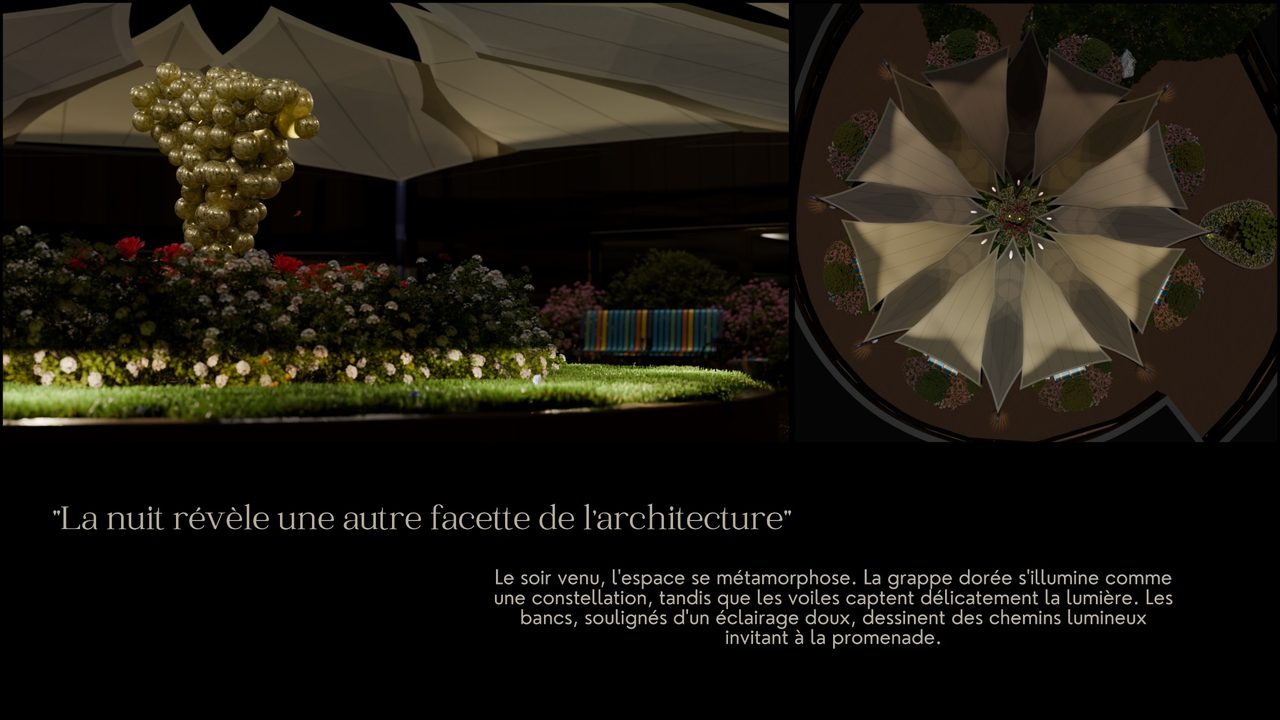Étude : voiles sur le jardin d’une maison de retraite
